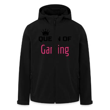 Gaming Gamer Video Game Player Geek - Men’s Recycled Softshell Jacket by Stanley/Stella - black - Front - AI Model Male 185 light (185cm)
