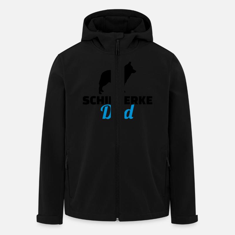 Schipperke - Veste softshell homme en polyester recyclé Stanley/Stella - noir
