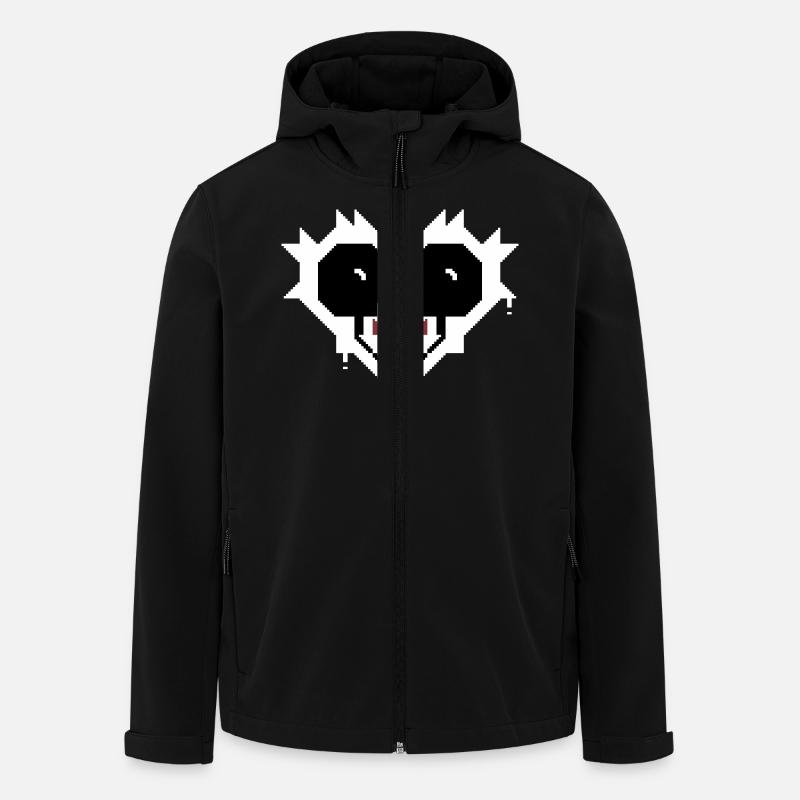 PETSCII M4U5 - Recycelte Männer Softshell-Jacke von Stanley/Stella - Schwarz