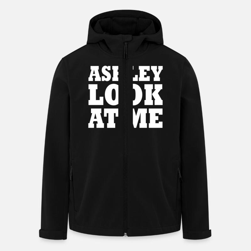 Ashley look at me - Men’s Recycled Softshell Jacket by Stanley/Stella - black