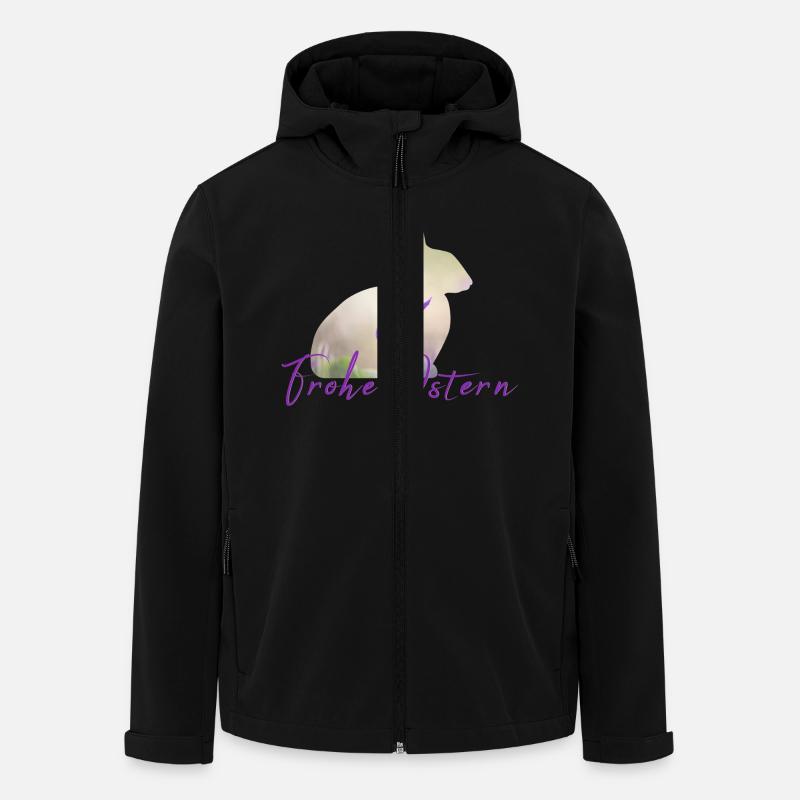 Easter Happy Easter - Men’s Recycled Softshell Jacket by Stanley/Stella - black