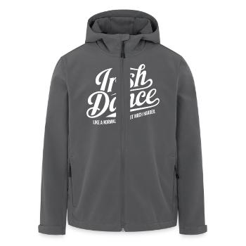Fier de la danse irlandaise - Veste softshell homme en polyester recyclé Stanley/Stella - noir - Devant - AI Model Male 185 light (185cm)