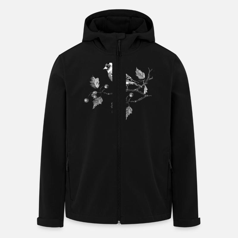 Bird - Men’s Recycled Softshell Jacket by Stanley/Stella - black