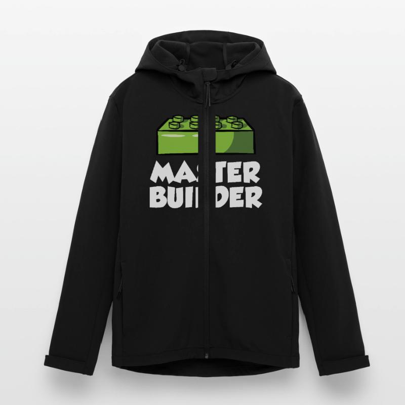 Constructeur de briques Bâtiment en briques Maître constructeur Veste softshell homme en polyester recyclé Stanley/Stella
