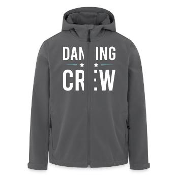 Dancing Crew - Men’s Recycled Softshell Jacket by Stanley/Stella - black - Front - AI Model Male 185 light (185cm)