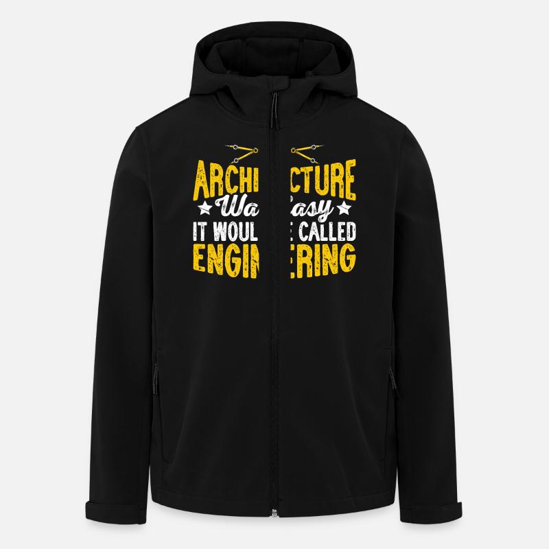 Architecte - Veste softshell homme en polyester recyclé Stanley/Stella - noir