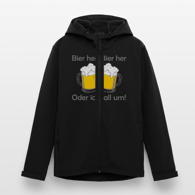 Bees here, Bees here - oder ich fall um! Men’s Recycled Softshell Jacket Discoverer by Stanley/Stella