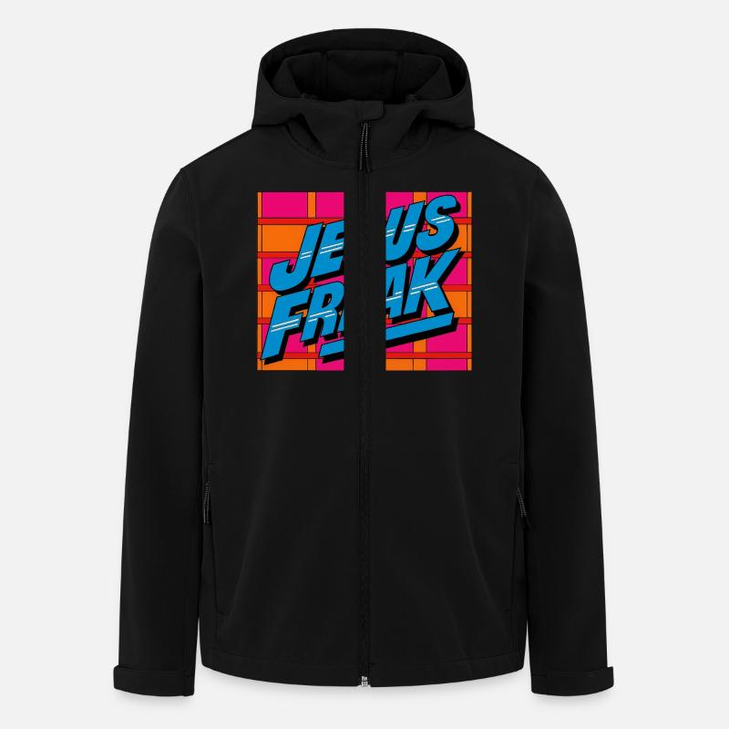 Jesus-Freak - Recycelte Männer Softshell-Jacke von Stanley/Stella - Schwarz