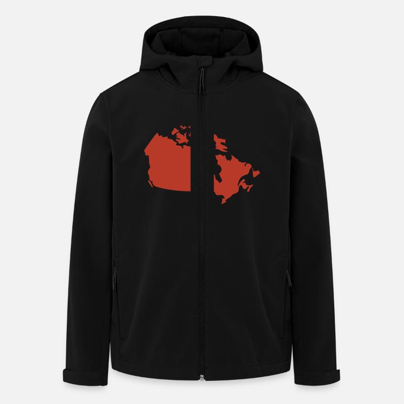 Canada - Veste softshell homme en polyester recyclé Stanley/Stella - noir