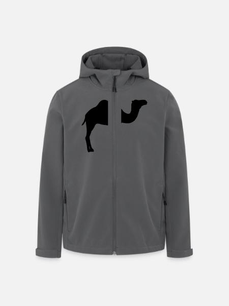 Camel - Men’s Recycled Softshell Jacket by Stanley/Stella - black