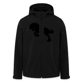 Friese - Recycelte Männer Softshell-Jacke von Stanley/Stella - Schwarz - Vorne - AI Model Male 185 light (185cm)