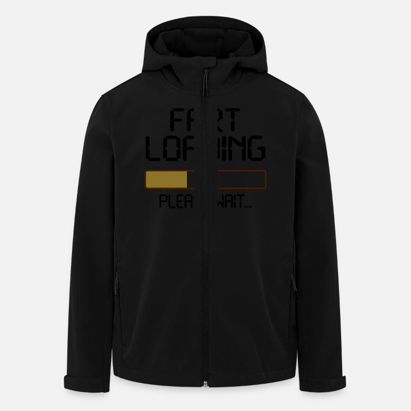 fart loading - Recycelte Männer Softshell-Jacke von Stanley/Stella - Schwarz