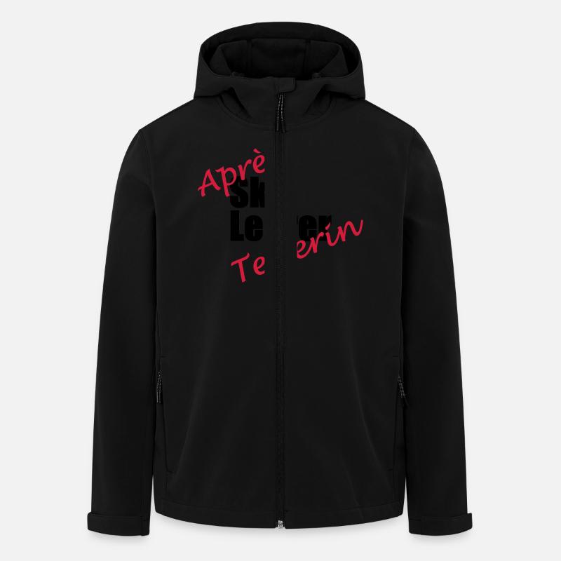 Testeur Apres Ski enseignants - Veste softshell homme en polyester recyclé Stanley/Stella - noir