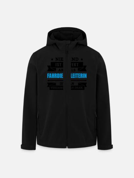 Fun Fahrdienstleiterin - Recycelte Männer Softshell-Jacke von Stanley/Stella - Schwarz