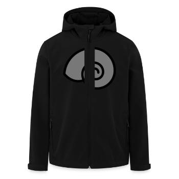 snail - Men’s Recycled Softshell Jacket by Stanley/Stella - black - Front - AI Model Male 185 light (185cm)