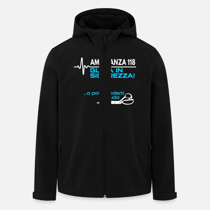 Ambulanza - Men’s Recycled Softshell Jacket by Stanley/Stella - black