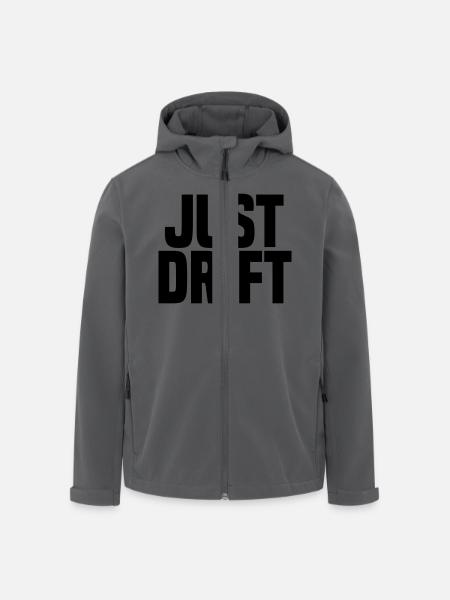Just Drift - Men’s Recycled Softshell Jacket by Stanley/Stella - black