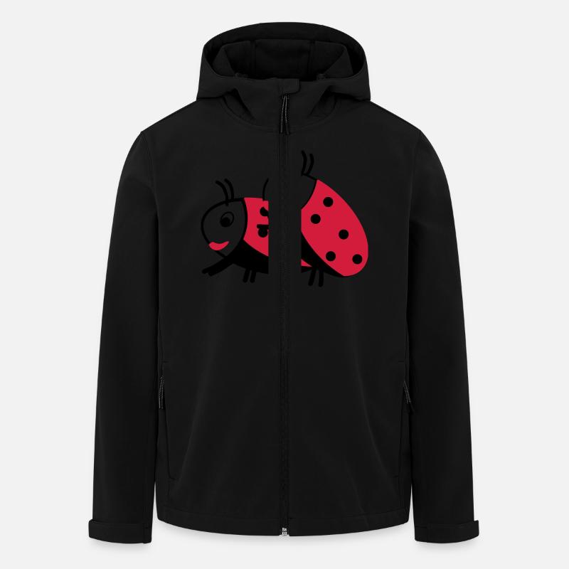 Ladybug - Men’s Recycled Softshell Jacket by Stanley/Stella - black