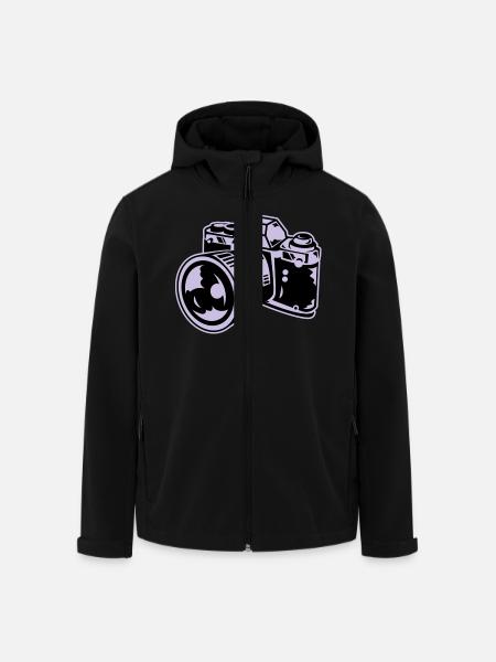 camera - Veste softshell homme en polyester recyclé Stanley/Stella - noir