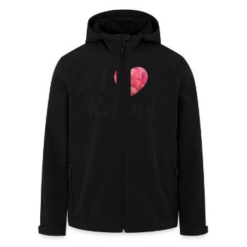I love Roland Schlager - Recycelte Männer Softshell-Jacke von Stanley/Stella - Schwarz - Vorne - AI Model Male 185 light (185cm)