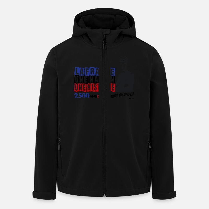 De Gaulle NOIR - Veste softshell homme en polyester recyclé Stanley/Stella - noir