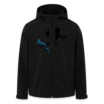 Fee griechischen Mythen - Recycelte Männer Softshell-Jacke von Stanley/Stella - Schwarz - Vorne - AI Model Male 185 light (185cm)