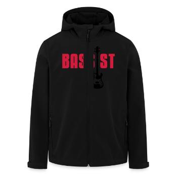 bassist - Veste softshell homme en polyester recyclé Stanley/Stella - noir - Devant - AI Model Male 185 light (185cm)