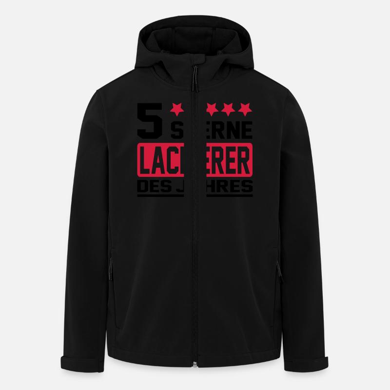 lackierer - Men’s Recycled Softshell Jacket by Stanley/Stella - black