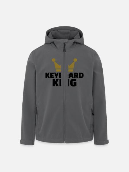 Keyboard - Recycelte Männer Softshell-Jacke von Stanley/Stella - Schwarz