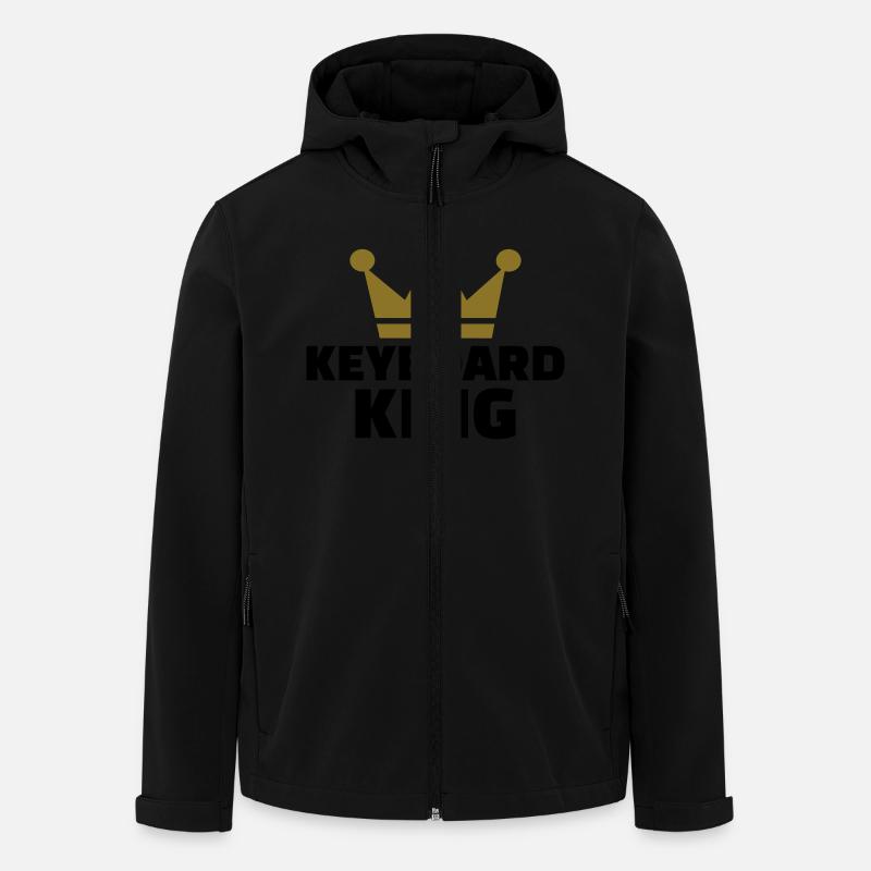 Keyboard - Recycelte Männer Softshell-Jacke von Stanley/Stella - Schwarz