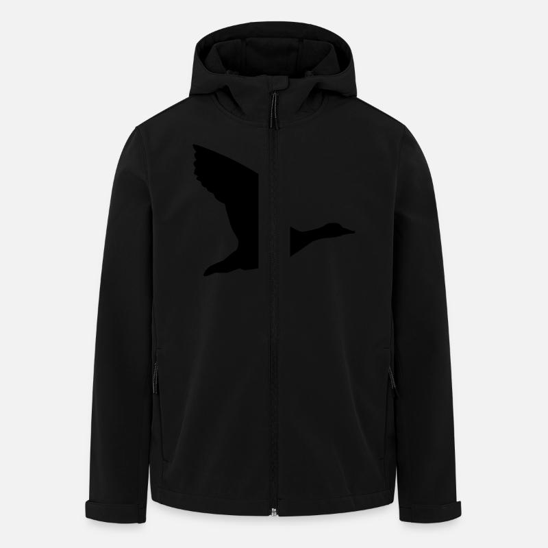 Goose - Men’s Recycled Softshell Jacket by Stanley/Stella - black