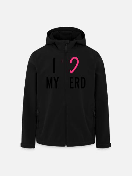 Nerd - Veste softshell homme en polyester recyclé Stanley/Stella - noir