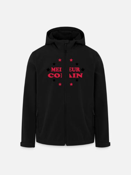 Meilleur copain - Men’s Recycled Softshell Jacket by Stanley/Stella - black