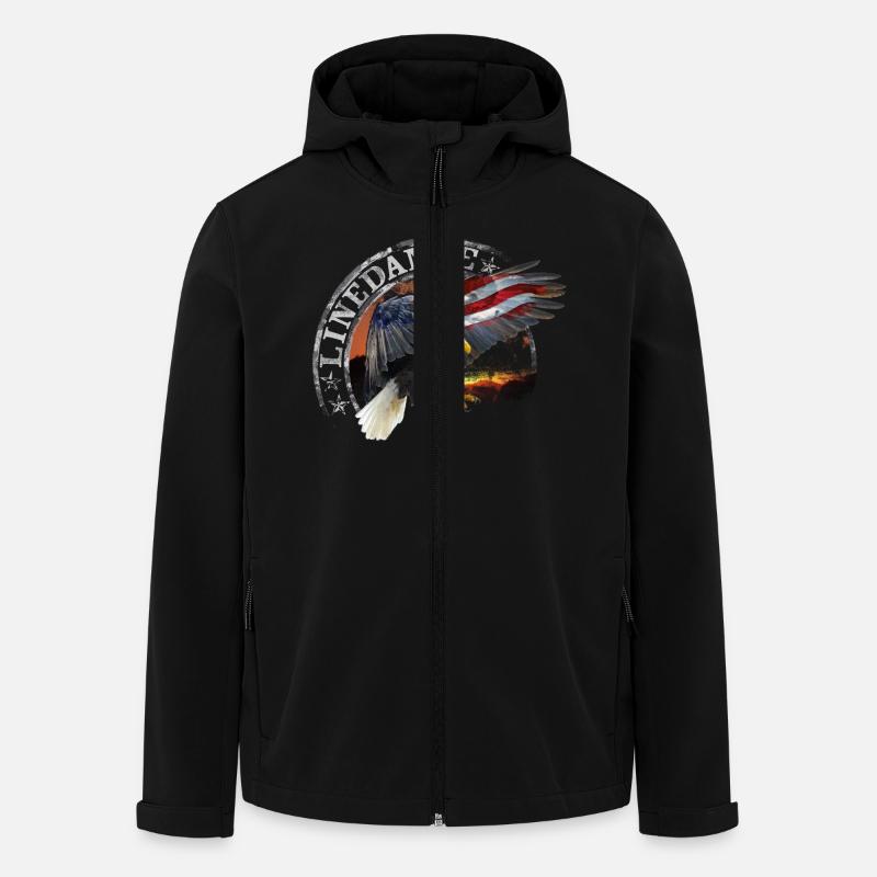 kl_linedance32 - Men’s Recycled Softshell Jacket by Stanley/Stella - black