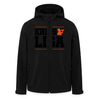 kreis liga trinken - Recycelte Männer Softshell-Jacke von Stanley/Stella - Schwarz - Vorne - AI Model Male 185 light (185cm)