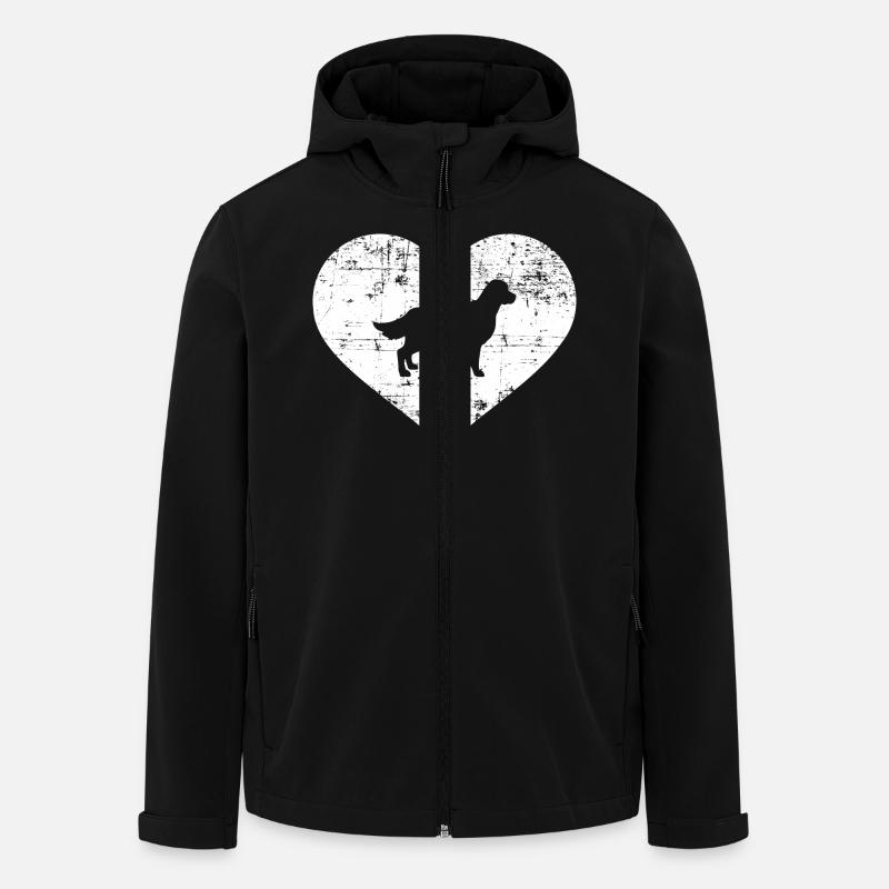 Golden Retriever - Veste softshell homme en polyester recyclé Stanley/Stella - noir