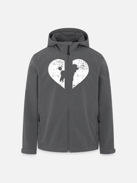 Caniche - Veste softshell homme en polyester recyclé Stanley/Stella - noir