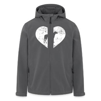 Rhodesian Ridgeback - Men’s Recycled Softshell Jacket by Stanley/Stella - anthracite - Front - AI Model Male 185 light (185cm)