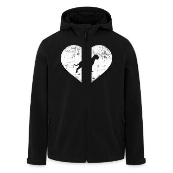 Boxer - Recycelte Männer Softshell-Jacke von Stanley/Stella - Schwarz - Vorne - AI Model Male 185 light (185cm)