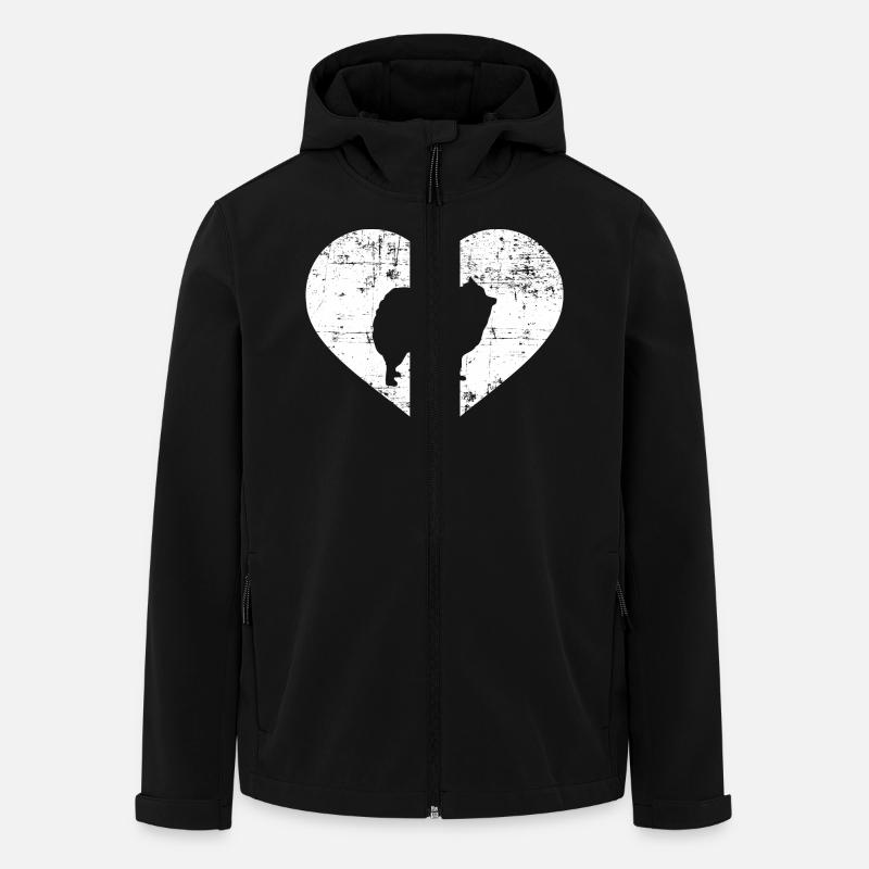 Spitz - Recycelte Männer Softshell-Jacke von Stanley/Stella - Schwarz