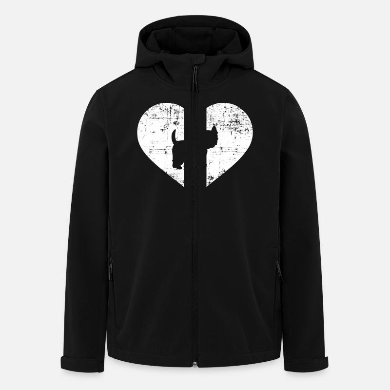 Westie - Men’s Recycled Softshell Jacket by Stanley/Stella - black