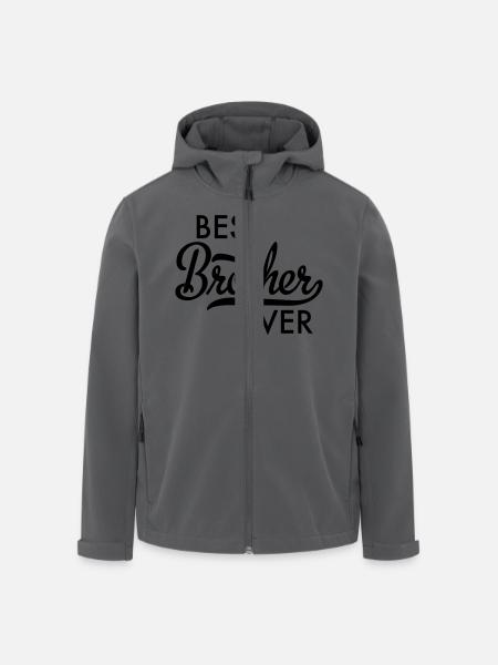 Bruder - Recycelte Männer Softshell-Jacke von Stanley/Stella - Schwarz