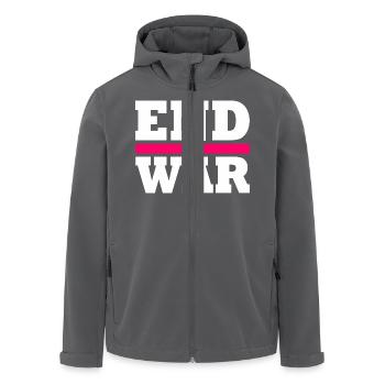End war - Veste softshell homme en polyester recyclé Stanley/Stella - noir - Devant - AI Model Male 185 light (185cm)