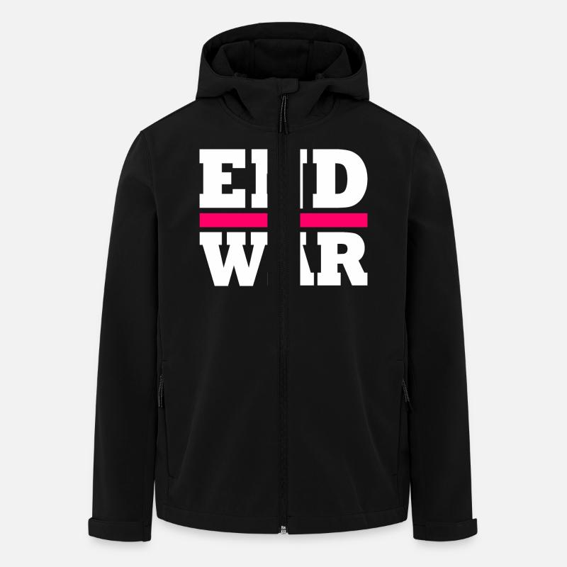 End war - Veste softshell homme en polyester recyclé Stanley/Stella - noir