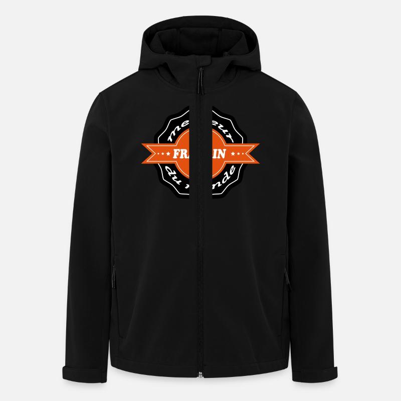 Bester BRUDER - Recycelte Männer Softshell-Jacke von Stanley/Stella - Schwarz