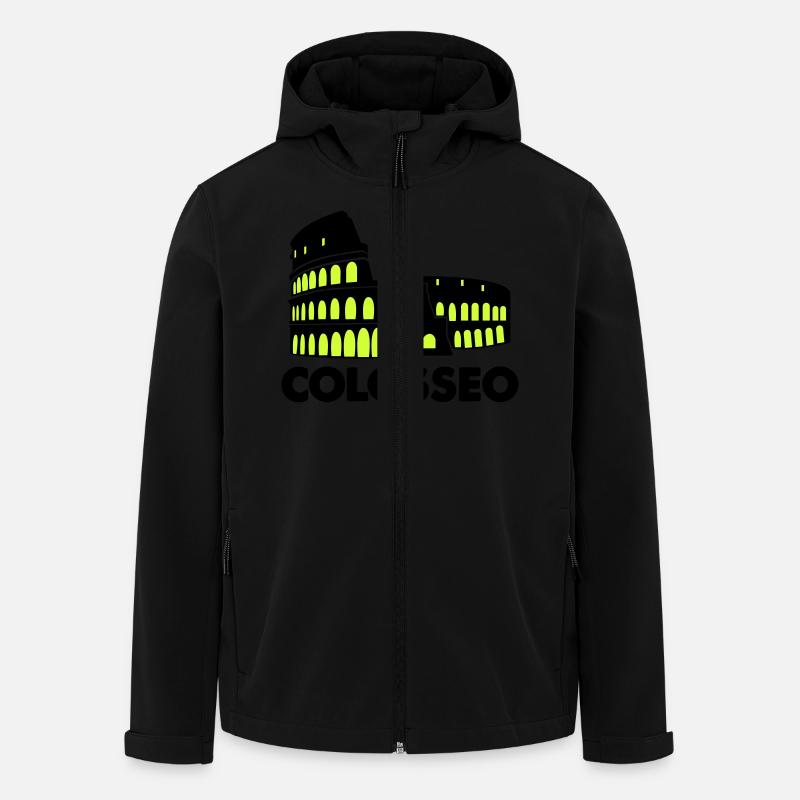 kolosseum colosseo - Recycelte Männer Softshell-Jacke von Stanley/Stella - Schwarz