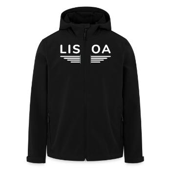 T-shirt de fan de Lisbonne pour les amoureux du Portugal - Veste softshell homme en polyester recyclé Stanley/Stella - noir - Devant - AI Model Male 185 light (185cm)