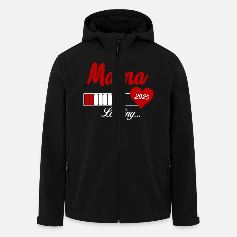 Mama Loading 2025 - Men’s Recycled Softshell Jacket by Stanley/Stella - black