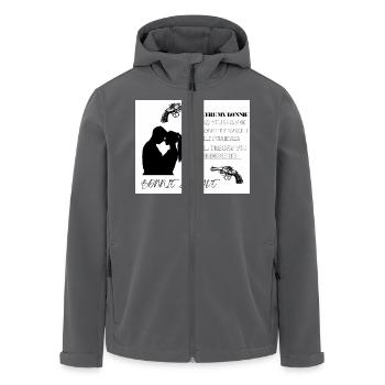 Bonnie&Clyde - Recycelte Männer Softshell-Jacke von Stanley/Stella - Anthrazit - Vorne - AI Model Male 185 light (185cm)