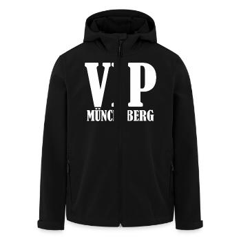 VIP Müncheberg - Recycelte Männer Softshell-Jacke von Stanley/Stella - Schwarz - Vorne - AI Model Male 185 light (185cm)